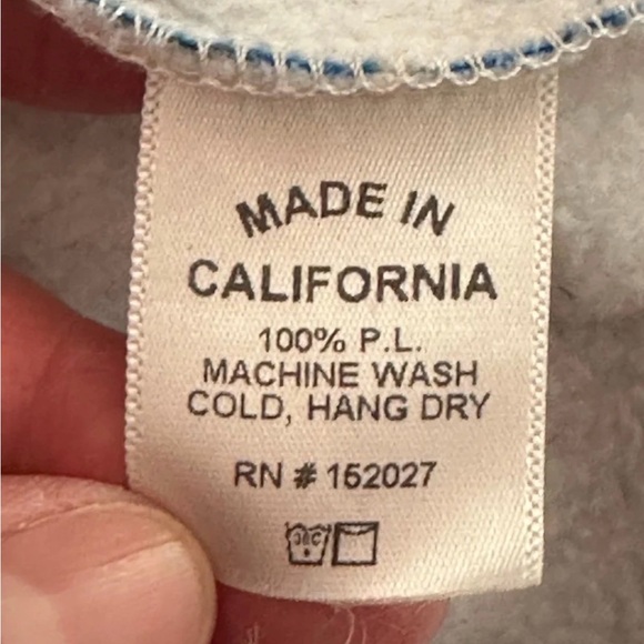 Vapor 95 Men’s Abstract Spellout Pullover Jumper 1983 Sweatshirt size Large - Picture 5 of 8